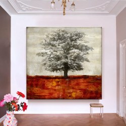 modern red tree 1